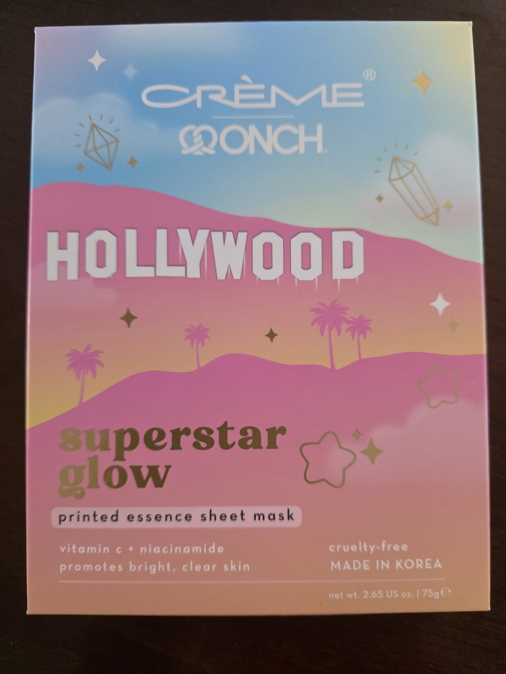 Crème Conch Hollywood Superstar 3 Pack Glow Sheet Mask - Pink Gradient